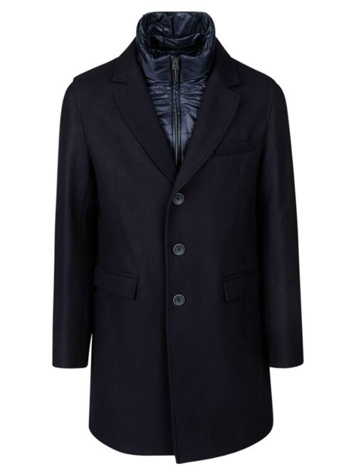 CAPPOTTO CON PETTORINA HERNO | CA000202U.33432R9290 Blu Scuro